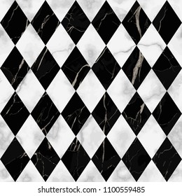 349 Vector white and black check marble seamless pattern Images, Stock ...