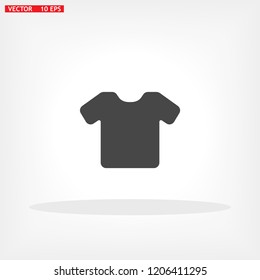 Vector White Blank Tshirt Icon Symbol