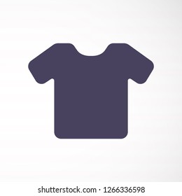 Vector White Blank Tshirt Icon Symbol