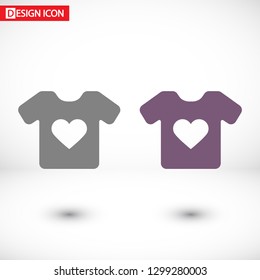 Vector White Blank Tshirt Icon Symbol