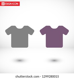 Vector White Blank Tshirt Icon Symbol