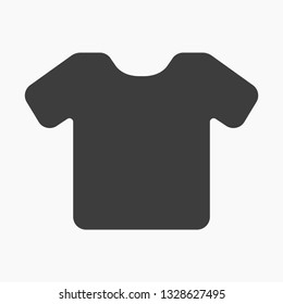 Vector White Blank Tshirt Icon Symbol