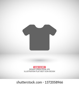 Vector White Blank Tshirt Icon Symbol