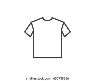 Vector White Blank Tshirt Icon Symbol. Tshirt Blank Design. T-shirt Vector Clothes. Clothing Illustration. Men Apparel Body Casual Front Isolated
short Sleeve Shirt