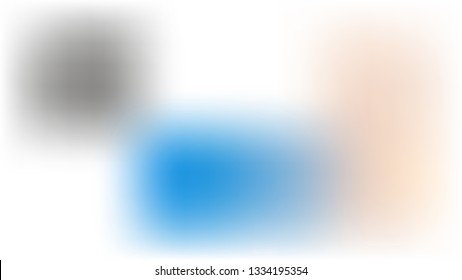Vector white blur background with colorful watercolor spots