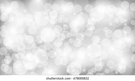 vector white bokeh background illustration.