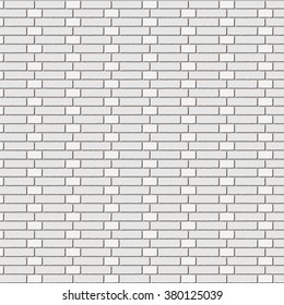 The vector white brick wall-Monk bond. Background