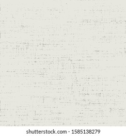 Vector white calico fabric cloth background texture seamless pattern 