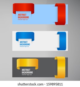 Vector white frame. Museum blank and gray 3d card