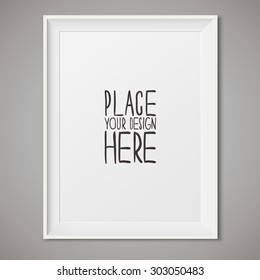 Vector White Frame for your designs