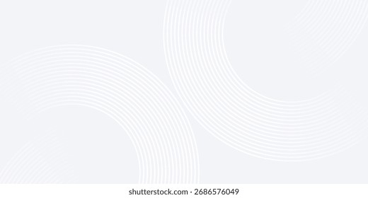 Vector white glowing geometric lines on gray background. eps 10 illustration