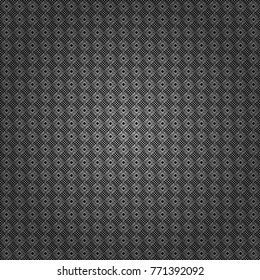 Vector white, gray and black seamless background pattern with rhombuses.