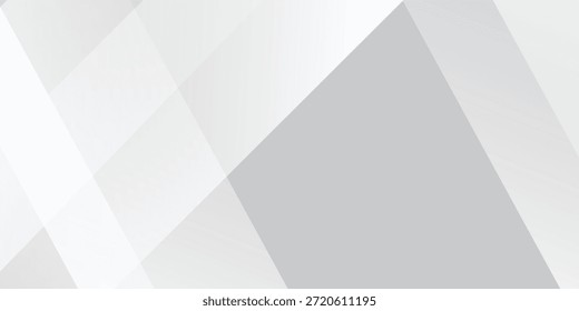 Vector de fondo abstracto blanco y gris con líneas diagonales de diseño moderno abstracto

