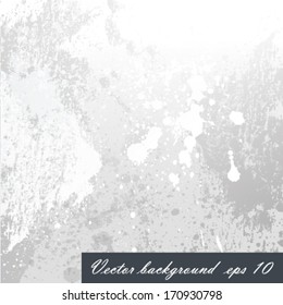 Vector white grunge background eps10 