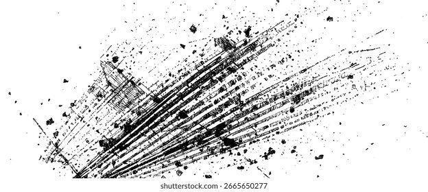 Textura grunge blanca de Vector con superficie texturizada vintage con arañazos y motas