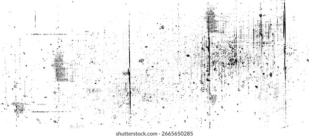 Textura grunge blanca de Vector con superficie texturizada vintage con arañazos y motas