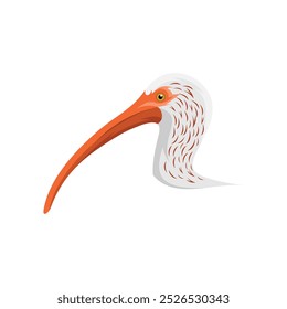 vector of white ibis logo