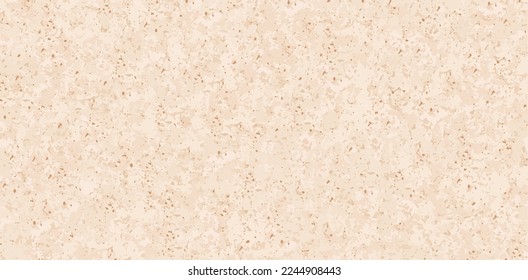 Textura de papel kraft blanco vectorial. Aplausos de pared raspados realistas. Patrón de papel artesanal beige. Vista de la parte superior de las baldosas de piedra. Forma plana de cartón, cierre. Estructura de mármol. fondo de pared antiguo