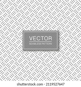 Vector white minimalistic striped seamless pattern. Gray endless texture. Repeatable unusual simple background