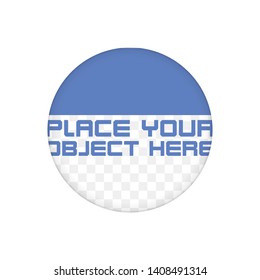Vector White Paper Cut Background with Inner Shadow