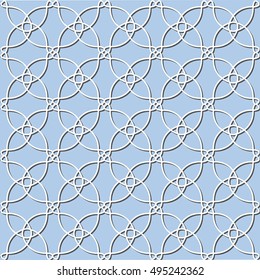 Vector white paper pattern, laser cut lace texture, swirly background, seamless ornament in neutral color.