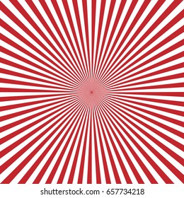 Vector white and red background of rays