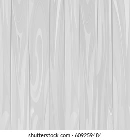 Vector white retro wood textured background with vertical planks, grunge vintage wooden texture timbers