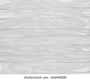 Vector white retro wood textured background with horizontal planks, grunge vintage wooden texture timbers