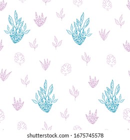 Vector blanco hojas tropicales pequeñas fondo de patrón transparente