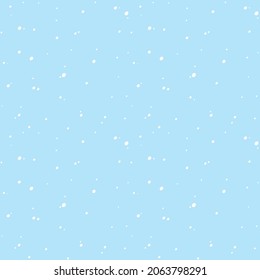 nieve vectorial blanca Resumen Patrón transparente sobre fondo azul del cielo