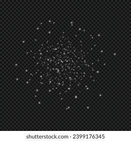 El blanco vectorial brilla un efecto de luz especial.