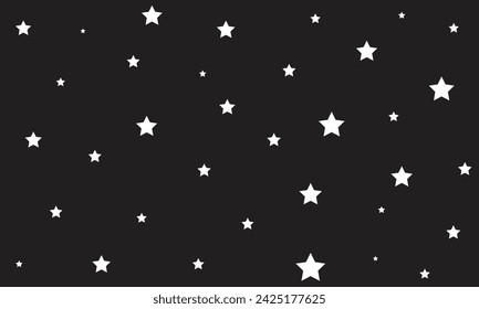vector white stars pattern wrapping paper