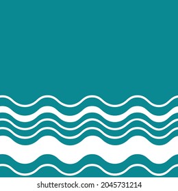 Vector white stripes boarder seamless pattern background.