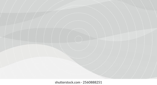 Vector white wave abstract background for website, banner, poster, flyer. eps10.