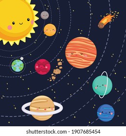 a vector of the whole solar system 