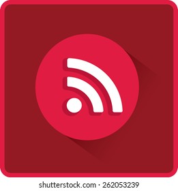 Ícone simples da web do vetor wi fi