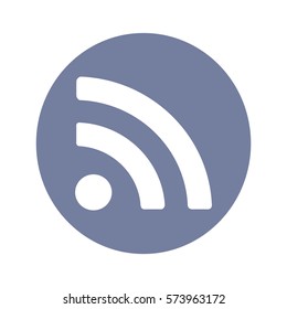 Ícone de plano da Web vetor wi fi.