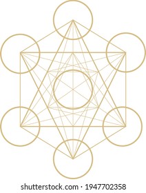 Vector for Wiccan and Occult Esoteric Community: Pentacle or pentagram of Wicca with crescent moon isolated. Wiccan pentacle symbol could also used as Satan Devil Star. Mystic circle pentagram icon.