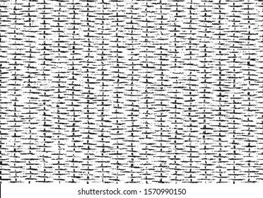 Vector wicker textured background. Handcraft woven texture. Retro woven pattern. Abstract halftone vector illustration. Overlay for interesting effect and depth. Black isolated on white. EPS10