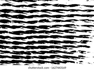 Vector wicker textured background. Handcraft woven texture. Retro woven pattern. Abstract halftone vector illustration. Overlay for interesting effect and depth. Black isolated on white. EPS10