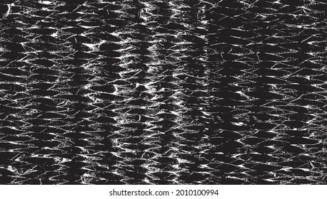 Vector wicker textured background. Handcraft woven texture. Retro woven pattern. Abstract halftone vector illustration. Overlay for interesting effect and depth. Black isolated on white. EPS10