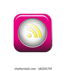 vector wifi icon on white background