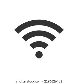 Vector wifi icon. Wireless internet access.
