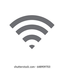 Vector wifi icon. Wireless internet access. Wi-fi Hotspot sign.