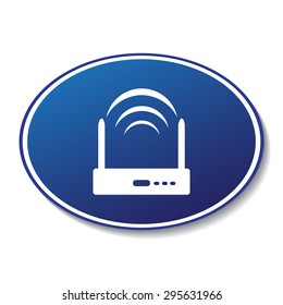 Vector Wi-Fi network vector icon