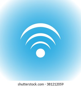 Vector Wi-Fi network vector icon