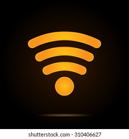 Vector Wifi symbol.