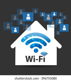 vector wifi symbol 