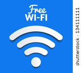 vector wifi symbol, free wifi