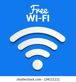 Vector Wifi Symbol, Free Wifi